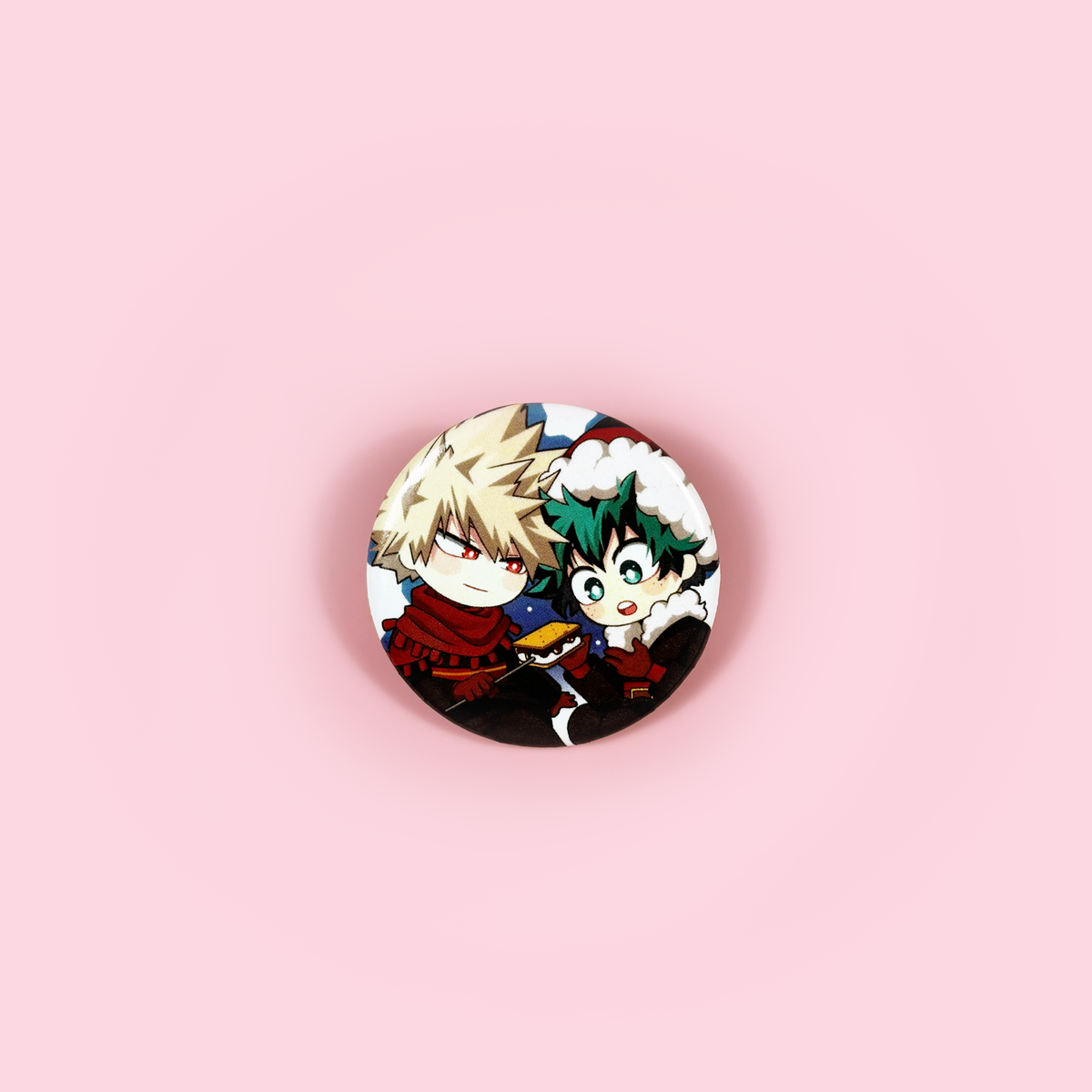 BKDK Winter AU Button (Kazahana)