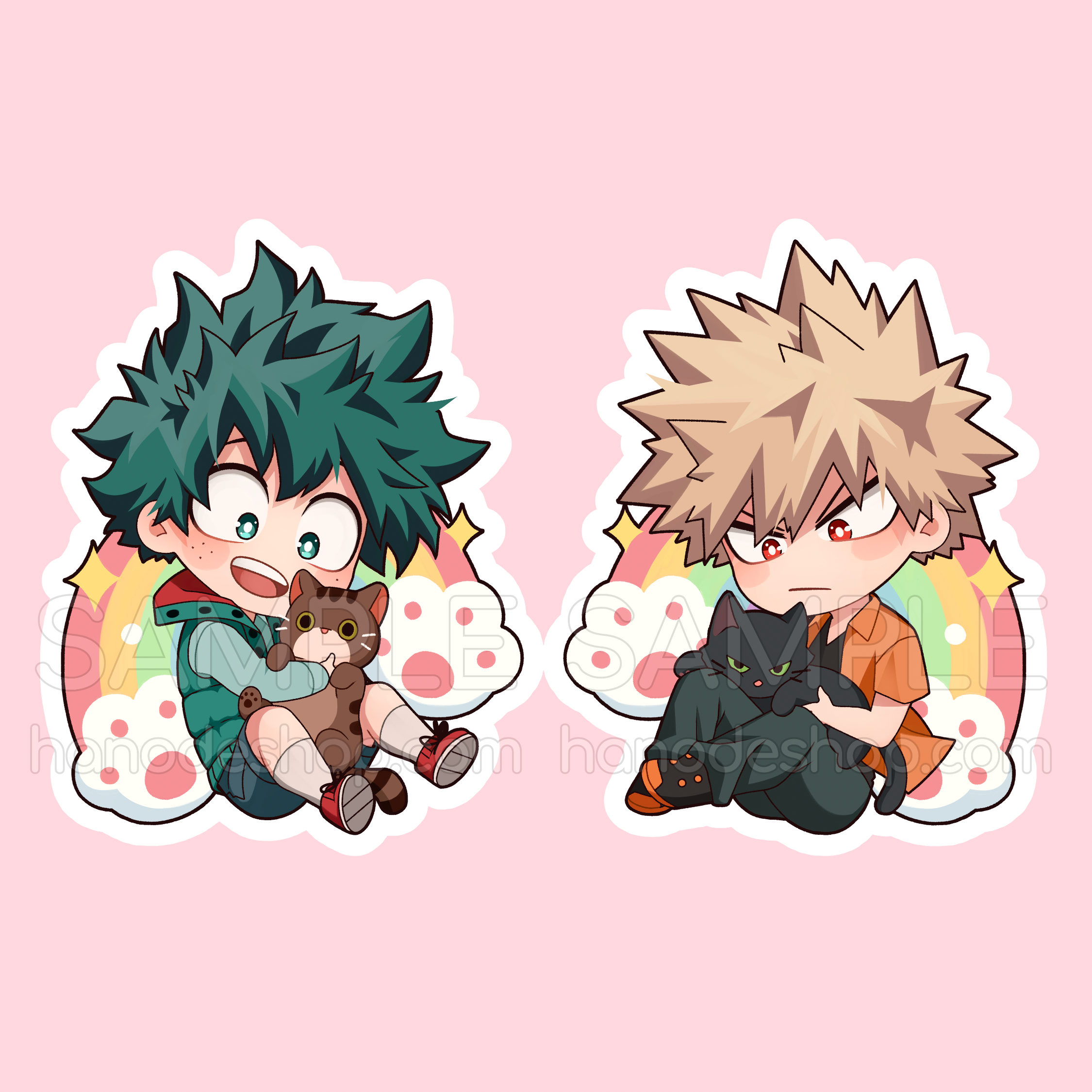 Bkdk Hanode BKDK Cat Stickers – Hanode Shop